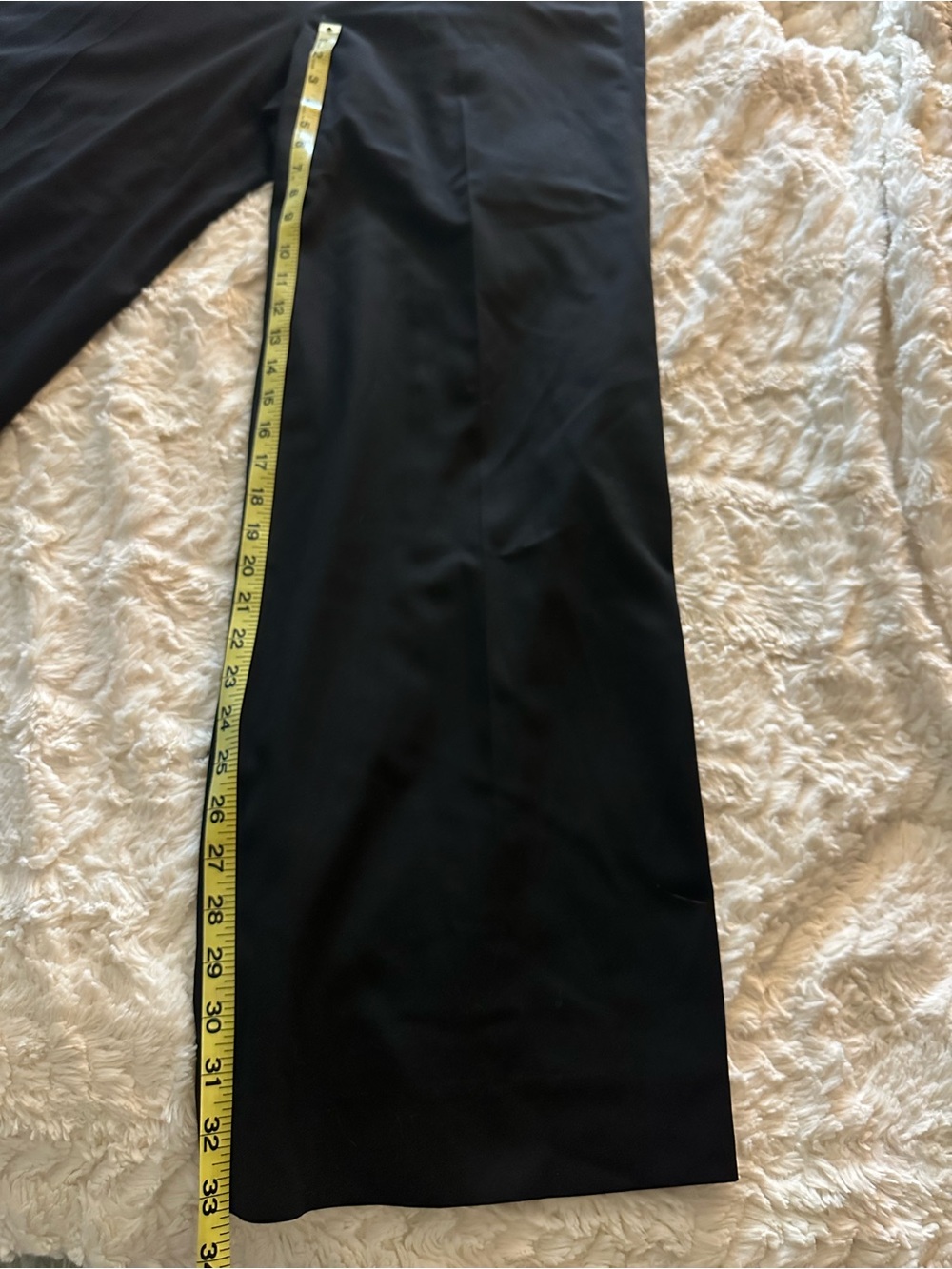 Ralph Lauren Womens Black High Waisted Sailor Gold Button Wide Leg Pants Size 14 - Picture 8 of 8